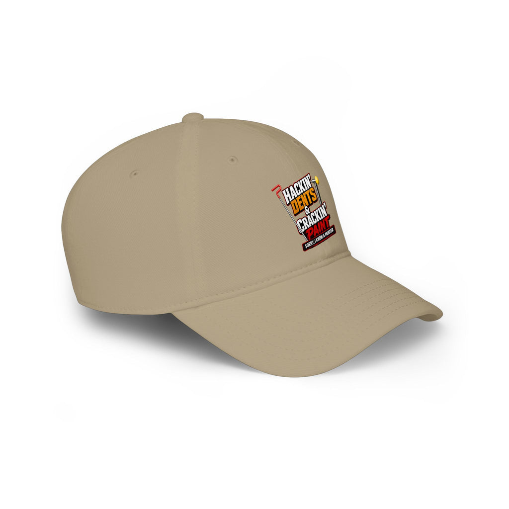 Baseball Cap — "Hackin' Dents & Crackin' Paint" Mechanic Hat