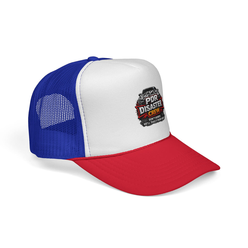 Trucker Cap — "DPR Disaster Crew" Vintage Mechanics Hat