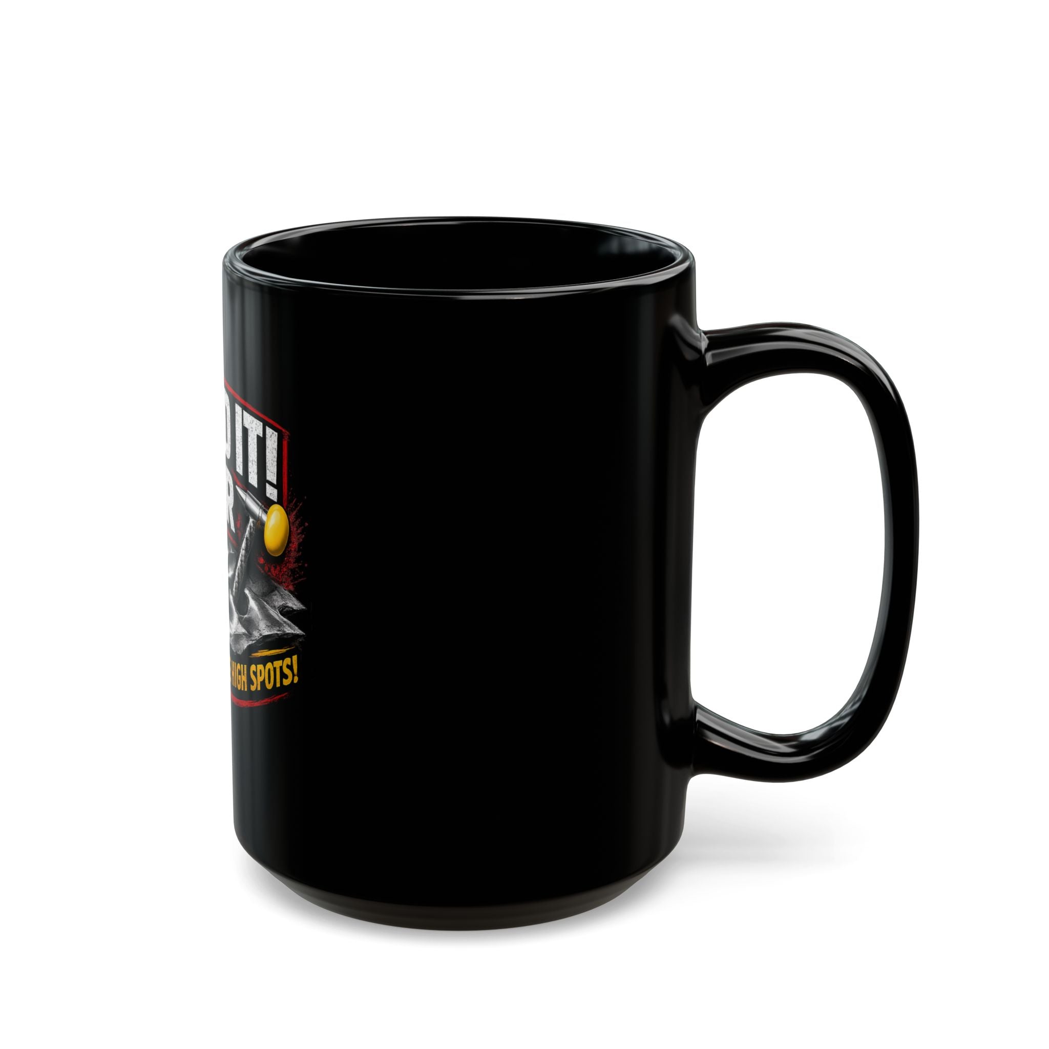 PDR Technician Black Mug – "Nailed It! PDR" Funny Dent Repair Coffee Cup