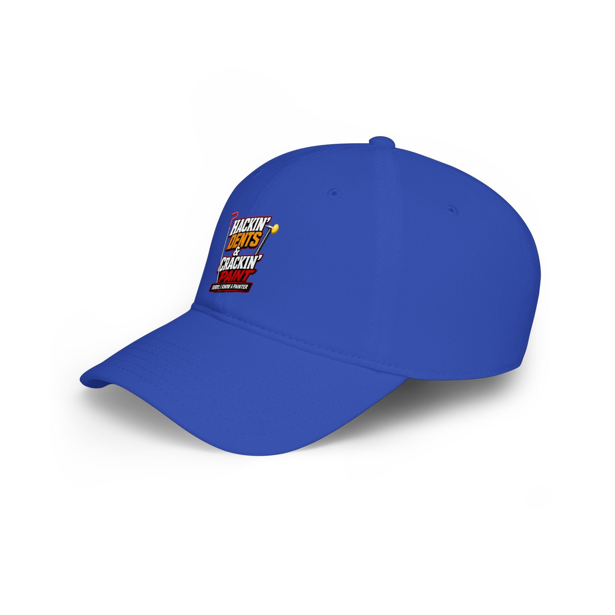 Baseball Cap — "Hackin' Dents & Crackin' Paint" Mechanic Hat
