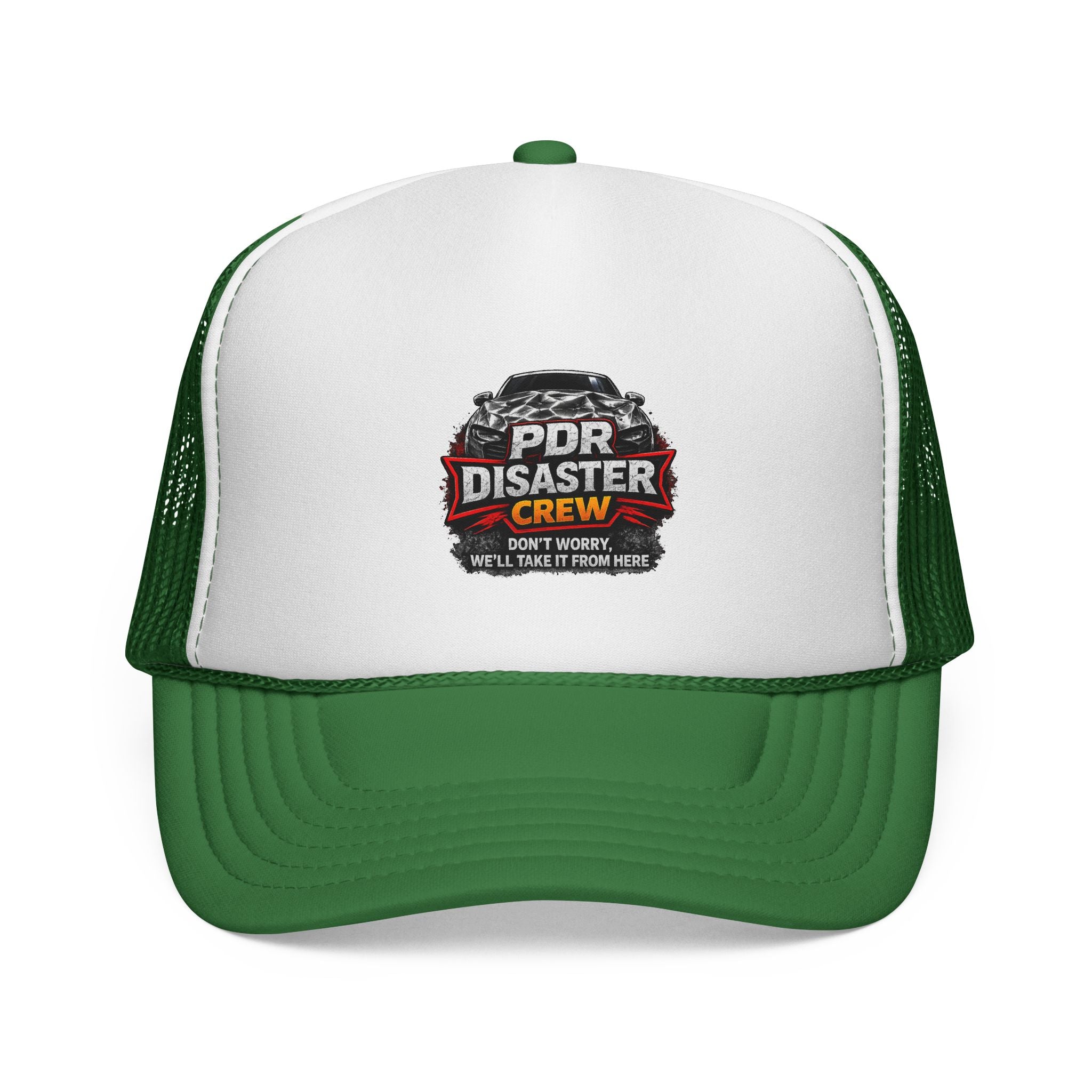 Trucker Cap — "DPR Disaster Crew" Vintage Mechanics Hat