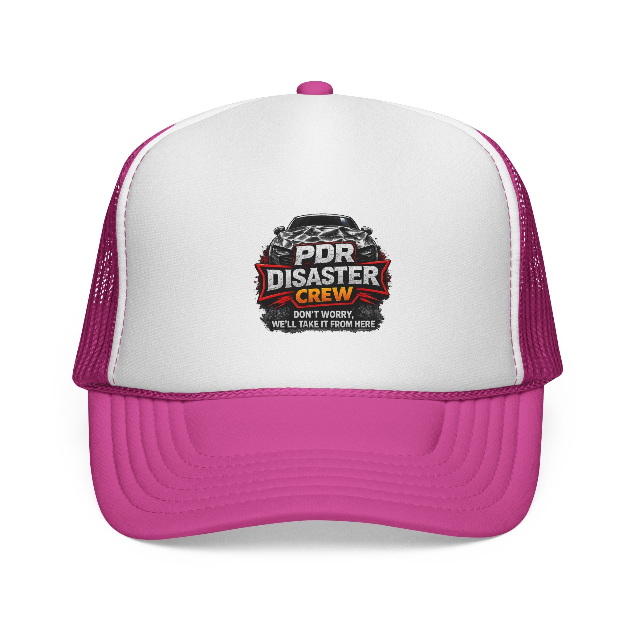 Trucker Cap — "DPR Disaster Crew" Vintage Mechanics Hat