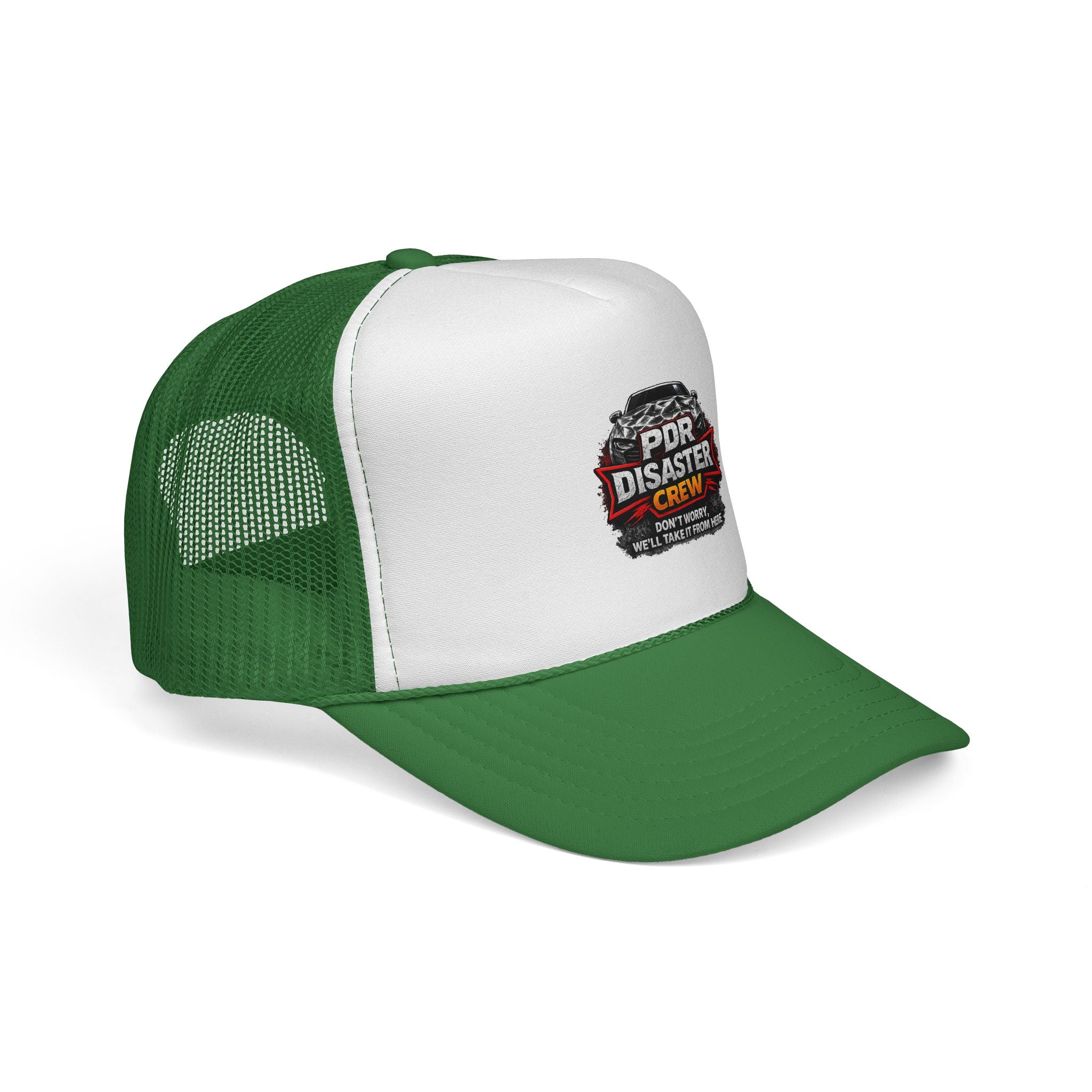 Trucker Cap — "DPR Disaster Crew" Vintage Mechanics Hat