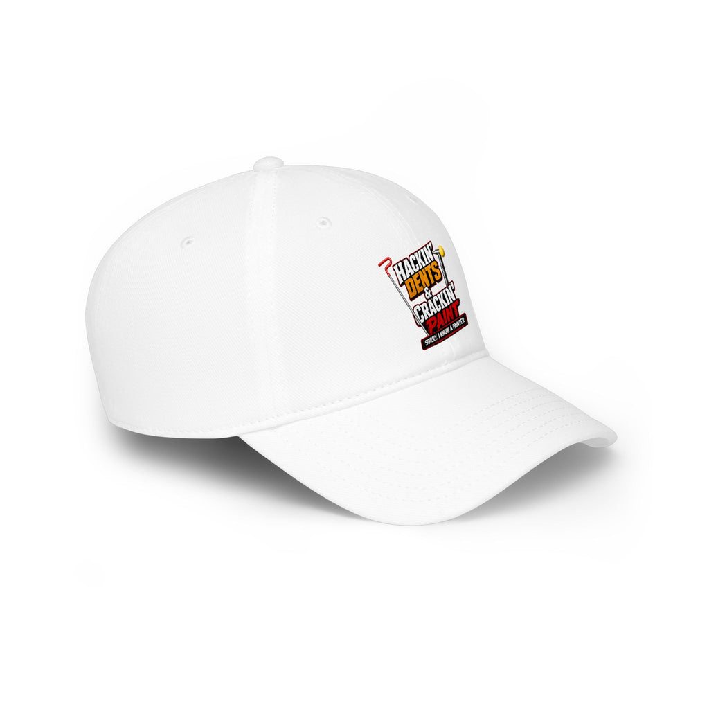 Baseball Cap — "Hackin' Dents & Crackin' Paint" Mechanic Hat