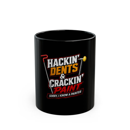 HACKIN DENTS' Funny Dent Repair Coffee Cup