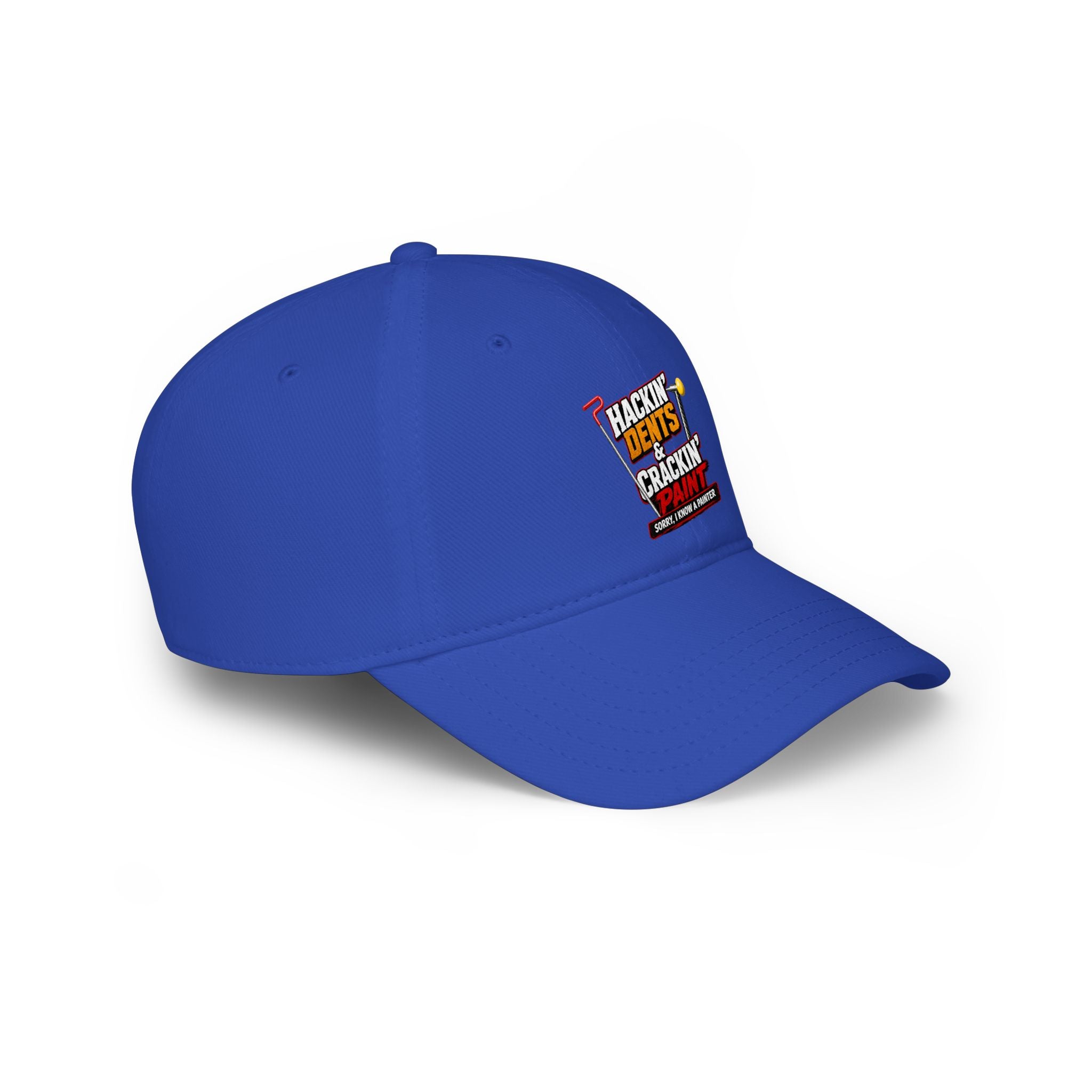 Baseball Cap — "Hackin' Dents & Crackin' Paint" Mechanic Hat