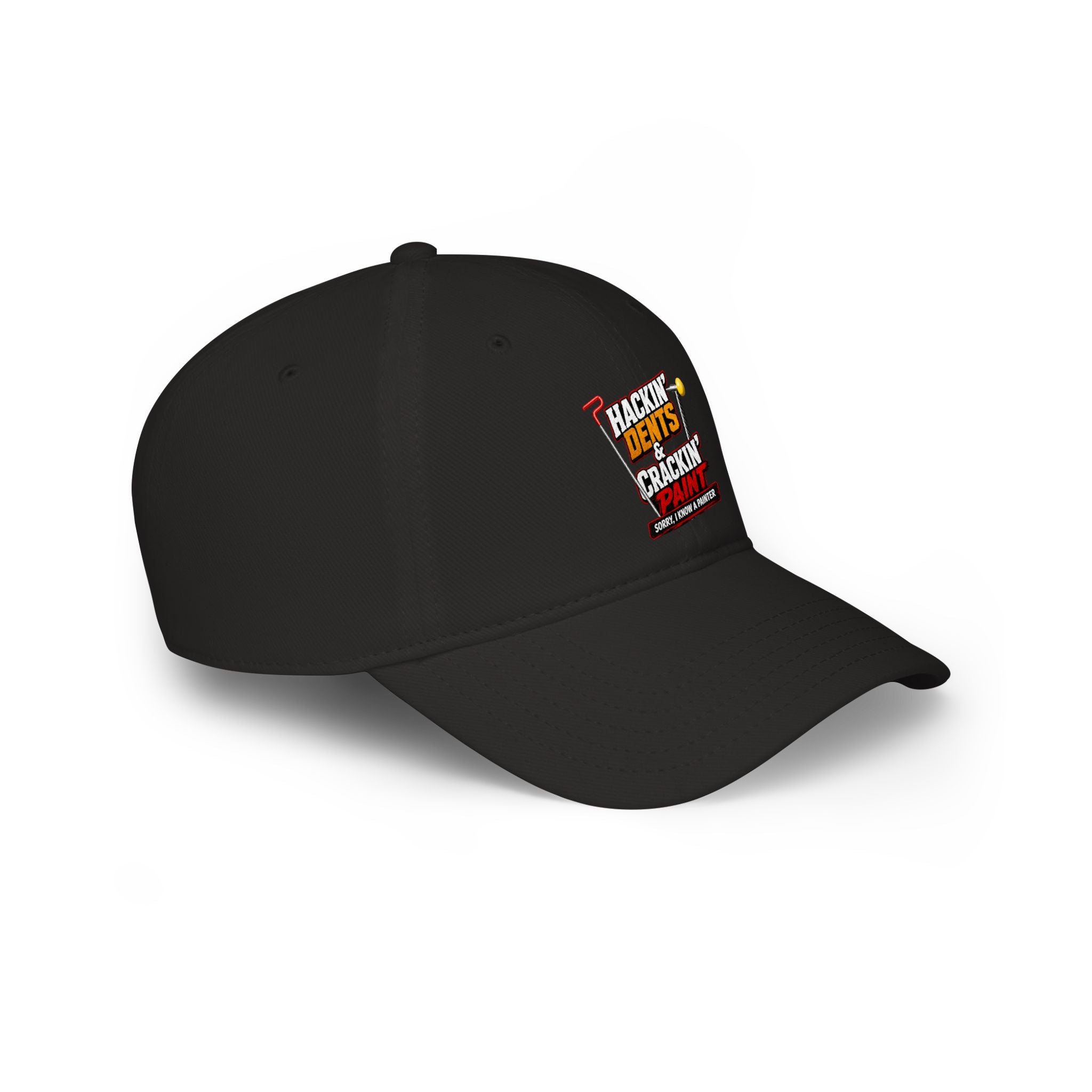 Baseball Cap — "Hackin' Dents & Crackin' Paint" Mechanic Hat